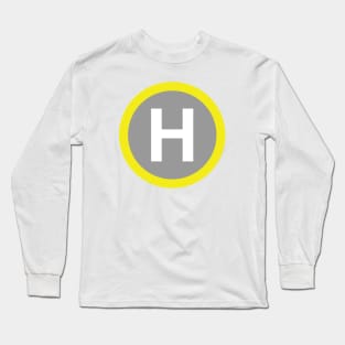 Helipad Sign Long Sleeve T-Shirt